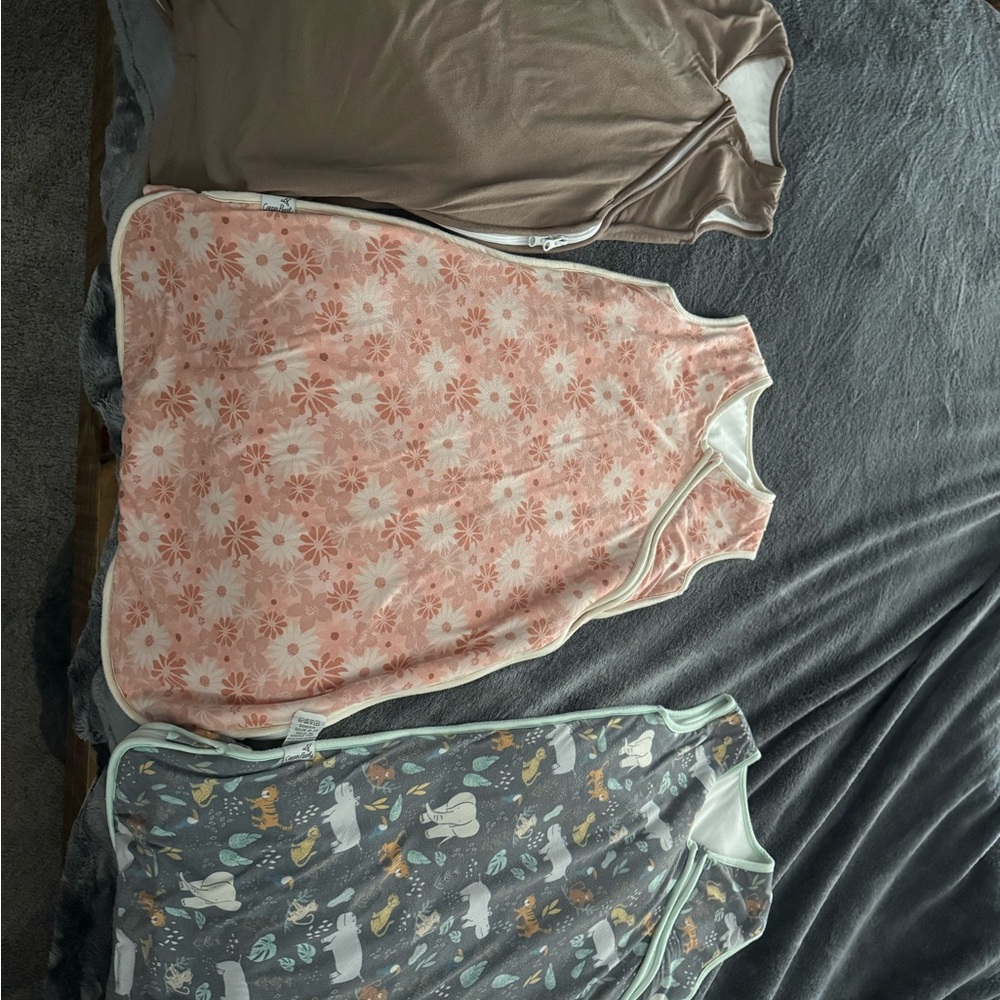 Floral and Animal Print Kids Pajamas Sleep Sacks